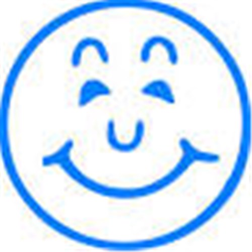 Staedtler Shiny Stamp Smiley Face Blue